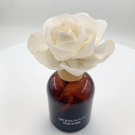 Élégant diffuseur blanc naturel sola fleurs